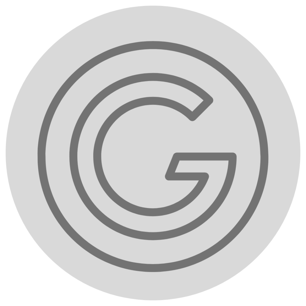 לוגו גוגל אפור